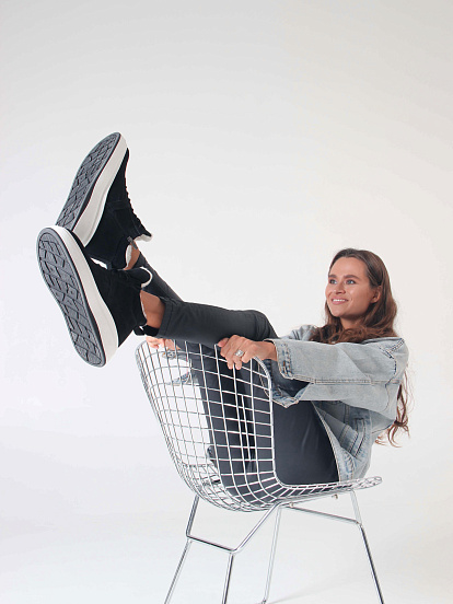 картинка Ботинки ED'ART 260.windy'w. черный замш от интернет магазина