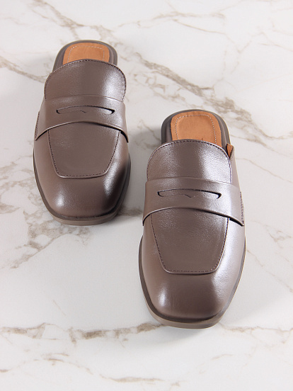 картинка Мюли ED'ART 1072.подиум205'br. Коричневый от интернет магазина