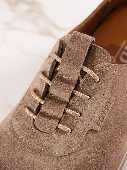 картинка Туфли ED'ART 185.асти'br.Серо-коричневая замша от интернет магазина