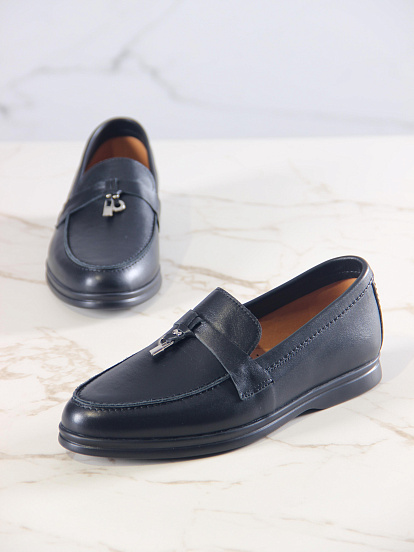 картинка Лоферы  ED'ART 170.2614'bl. Черный от интернет магазина