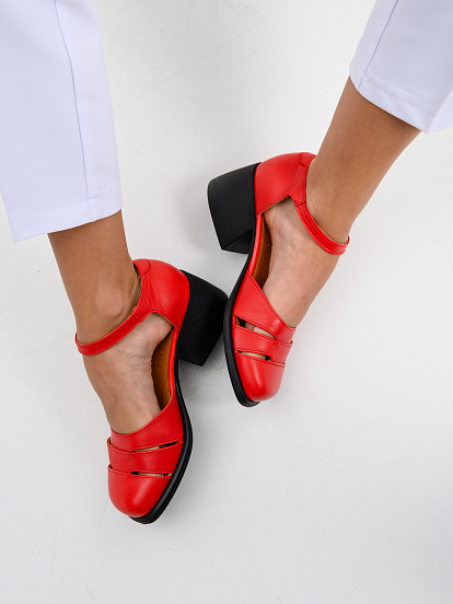 картинка Босоножки ED'ART 5032.23663'bl. Красный от интернет магазина