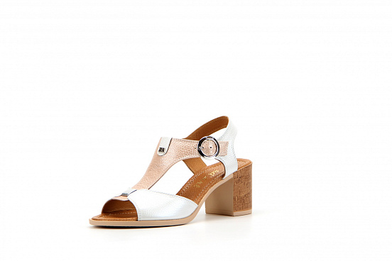 картинка Босоножки ED'ART 6001.624'be.pink-white от интернет магазина