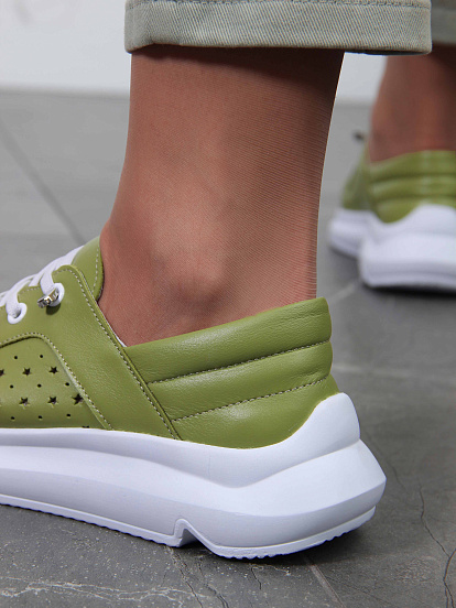 картинка Кроссовки ED'ART 168.236143w. Авокадо от интернет магазина