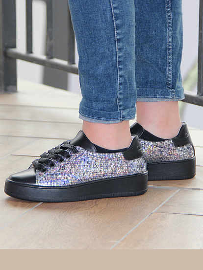 картинка Кеды ED'ART 131.143'bl.черный энгерек R от интернет магазина