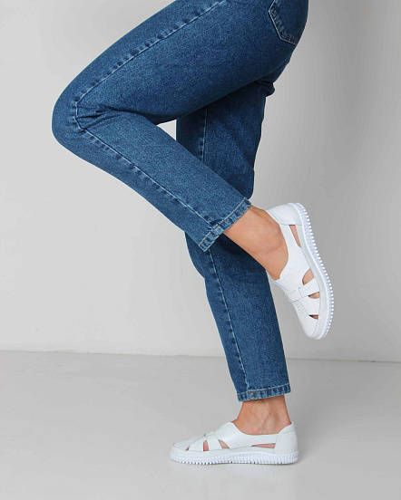 картинка Слипоны ED'ART 116.8000'w. white от интернет магазина