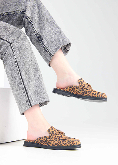 картинка Мюли ED'ART 1070.2614'bl. коричневый леопард от интернет магазина