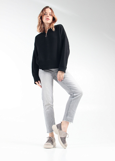 картинка Полуботинки туфли ED'ART 205.927'be. Каменный замша Серый замок от интернет магазина