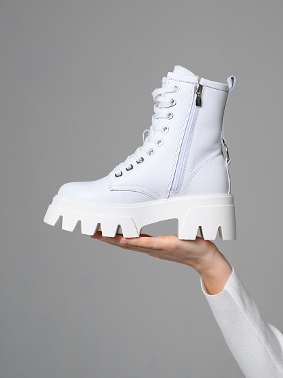 картинка Ботинки ED'ART 329.зиплайн'w. белый от интернет магазина