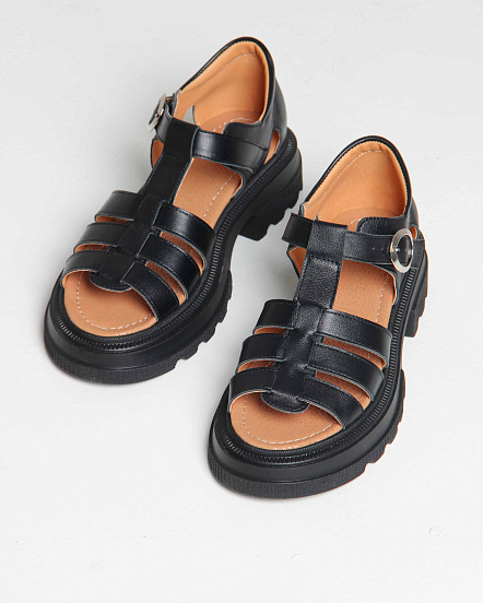 картинка Босоножки ED'ART 2125.506'bl. Черный от интернет магазина