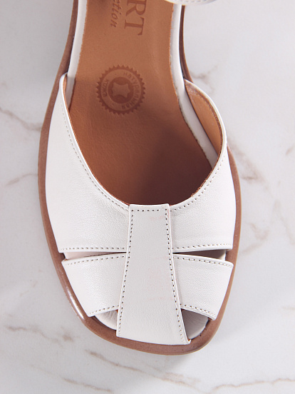 картинка Босоножки ED'ART 5033.23663'be. Бежевый+коричневый от интернет магазина