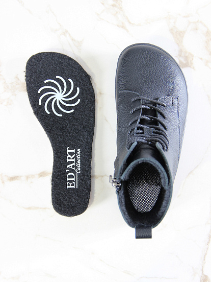 картинка Босоногие ботинки  ED'ART 351.NATA'bl.Черный флоттер от интернет магазина