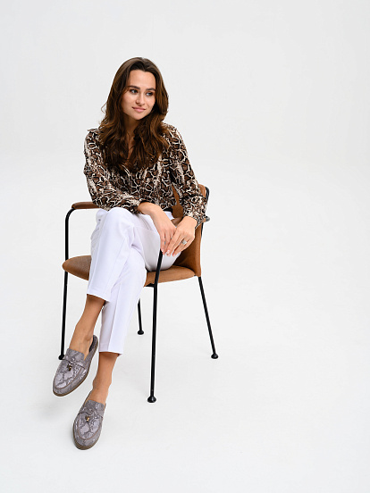 картинка Мюли ED'ART 1070.2614'be.  мамба мутон+коричневый от интернет магазина