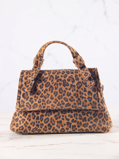 картинка Сумка-клатч ED'ART s06.коричневый леопард от интернет магазина