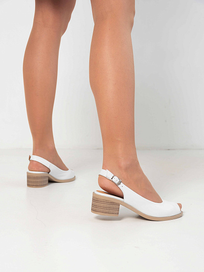 картинка Босоножки ED'ART 401.22280'be.белый от интернет магазина