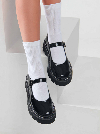 картинка Туфли полуботинки ED'ART 1003.5151'bl. Черный от интернет магазина