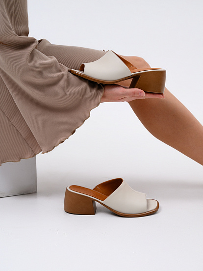 картинка Босоножки ED'ART 4012.23663'br. Бежевый+ коричневый от интернет магазина