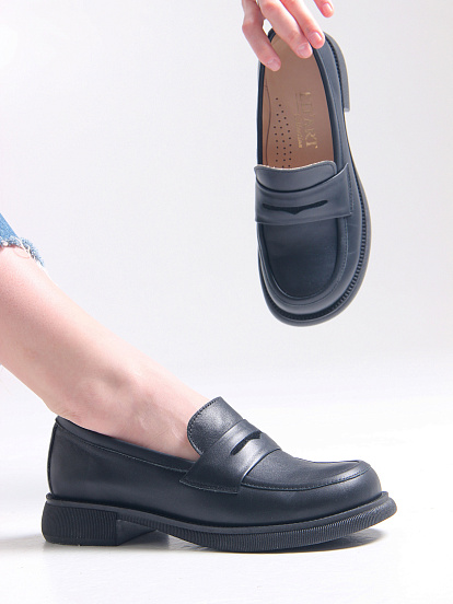 картинка Лоферы туфли ED'ART 175.патриция'bl. черный от интернет магазина