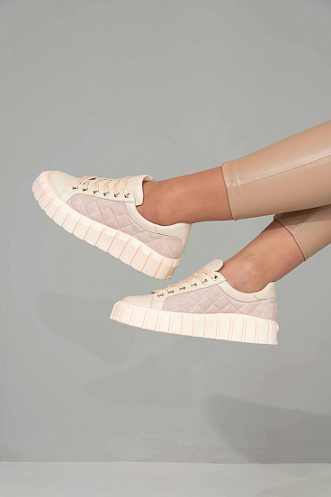 картинка Кеды ED'ART 146.91505'pu.Бежевый от интернет магазина