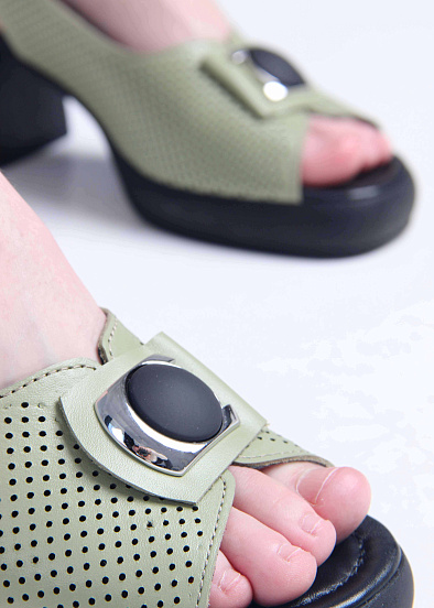 картинка Сабо ED'ART 5030.Р.24191'bl. авокадо от интернет магазина