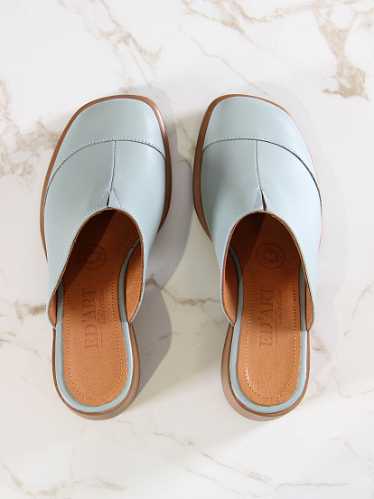 картинка Сабо ED'ART 5132.23663'br.Авокадо лион+коричневый от интернет магазина