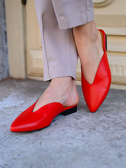 картинка Мюли ED'ART 1001.34104'bl. красный от интернет магазина