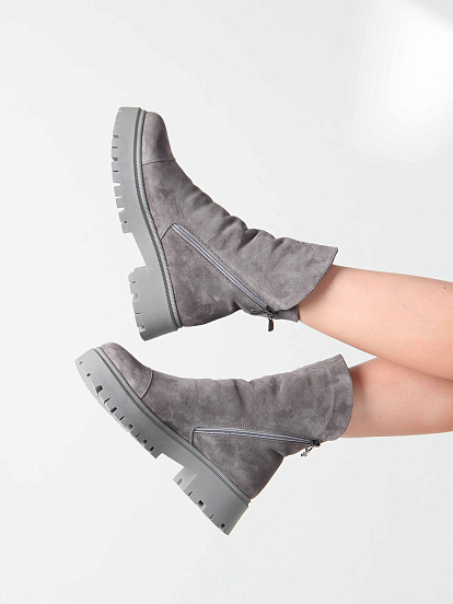 картинка Ботинки ED'ART 233.2094'gr.серый замок от интернет магазина