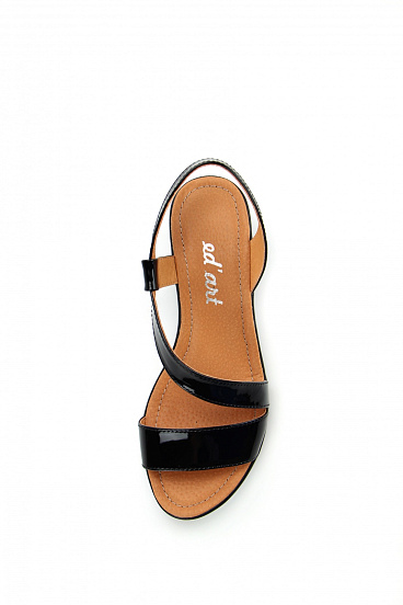 картинка Босоножки ED'ART 5010.553.black-lacq от интернет магазина