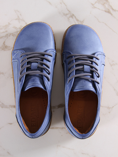 картинка Кеды ED'ART 182.2048'br. Вакса джинс от интернет магазина