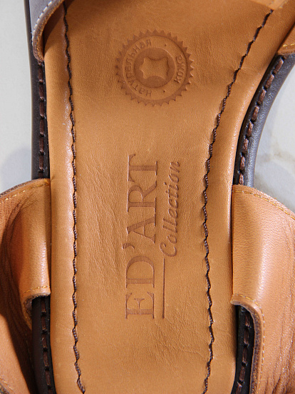 картинка Босоножки ED'ART 1035.подиум178'br.Вакса коричневый от интернет магазина