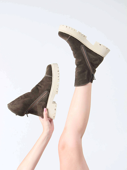 картинка Ботинки ED'ART 233.2094'be. хаки от интернет магазина