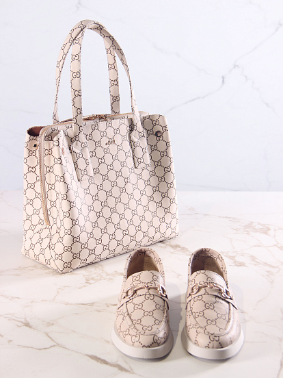 картинка Сумка ED`ART S05. Бежевый гучи от интернет магазина