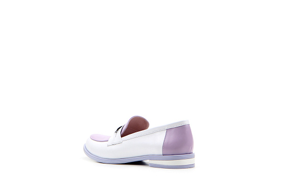 картинка Лоферы туфли ED'ART 117.madonna'l.white-lilac от интернет магазина