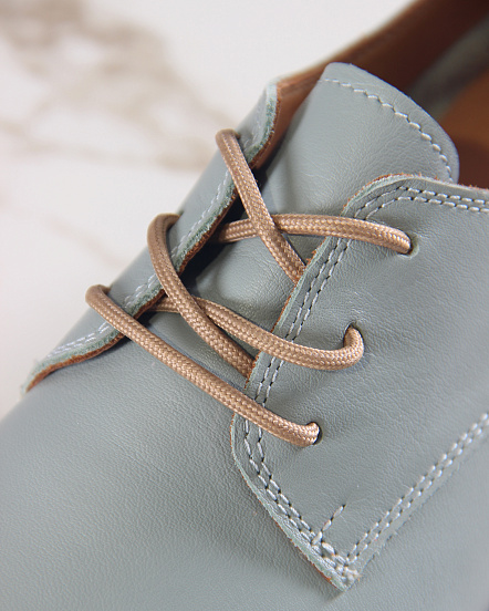 картинка Туфли ED'ART 181.ОКСЕ'br. Лион авокадо+коричневый от интернет магазина