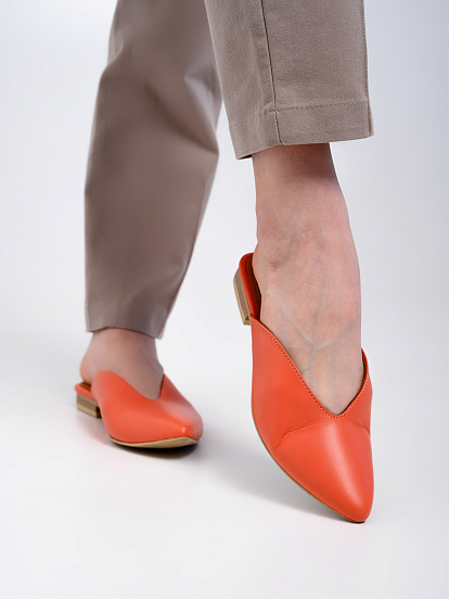 картинка Мюли ED'ART 1001.34104'be. Коралл от интернет магазина