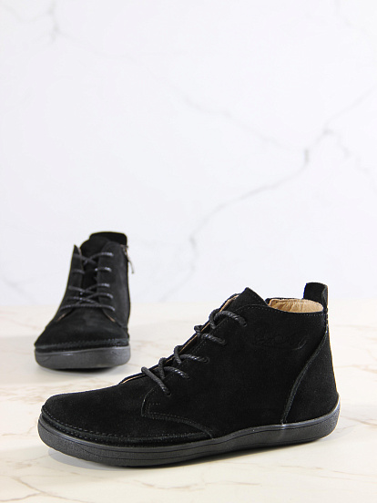 картинка Босоногие ботинки  ED'ART 210.NATA'bl.Черная замша от интернет магазина