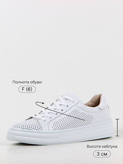 картинка Кеды ED'ART 127.Lusi22'w. Белый от интернет магазина