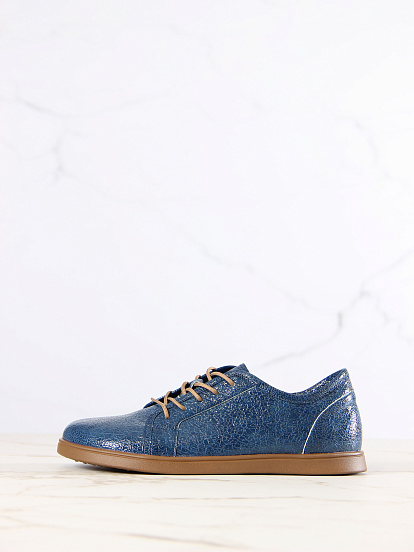 картинка Кеды босоногие ED'ART 182.асти'br.Синий наплак от интернет магазина