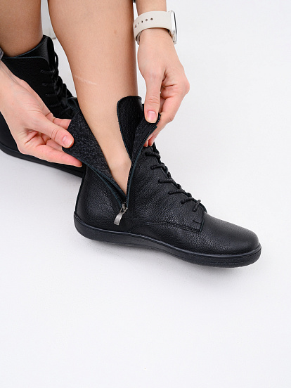 картинка Босоногие ботинки  ED'ART 351.NATA'bl.Черный флоттер от интернет магазина