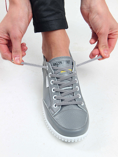 картинка Кеды ED'ART 169.8000'w. серый макс от интернет магазина