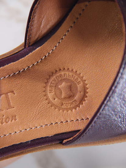 картинка Босоножки ED'ART 5032.23663'be. Бордовый +коричневый от интернет магазина