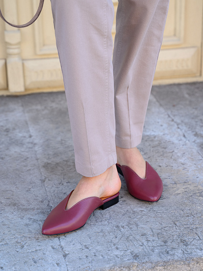 картинка Мюли ED'ART 1001.34104'bl. Гнилая вишня от интернет магазина