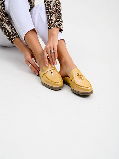 картинка Мюли ED'ART 1070.2614'be. желтый астана от интернет магазина