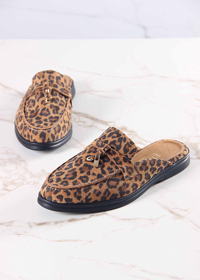 картинка Мюли ED'ART 1070.2614'bl. коричневый леопард от интернет магазина