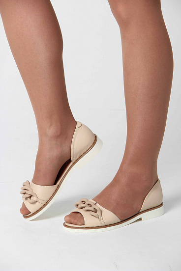 картинка Босоножки ED'ART 1024z.110'w.Бежевый от интернет магазина