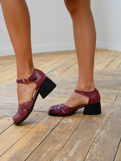 картинка Босоножки ED'ART 5032.23663'bl. Гнилая вишня от интернет магазина