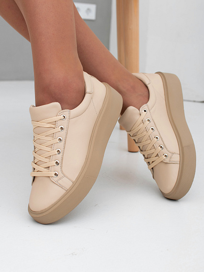 картинка Кеды ED'ART 128.Mikki'bе.Бежевый от интернет магазина