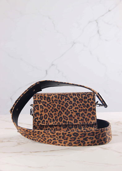 картинка Сумка-клатч ED'ART k08.коричневый леопард от интернет магазина
