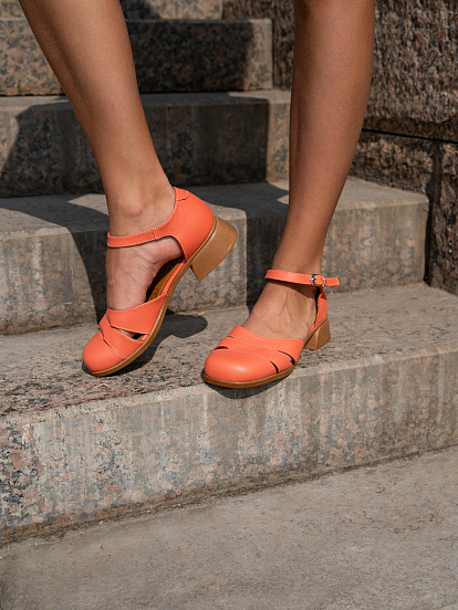 картинка Босоножки ED'ART 3032.25294'br. Коралл от интернет магазина