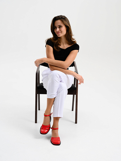 картинка Босоножки ED'ART 5032.23663'bl. Красный от интернет магазина