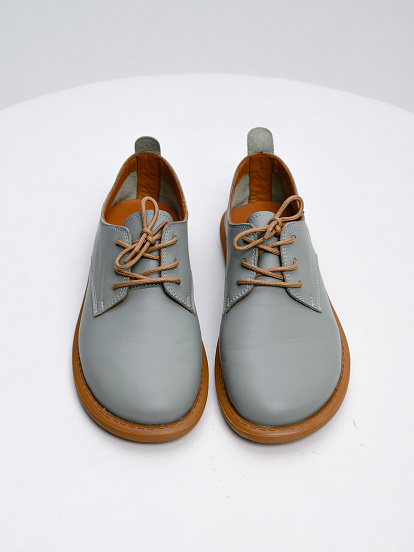 картинка Туфли ED'ART 181.ОКСЕ'br. Лион авокадо+коричневый от интернет магазина